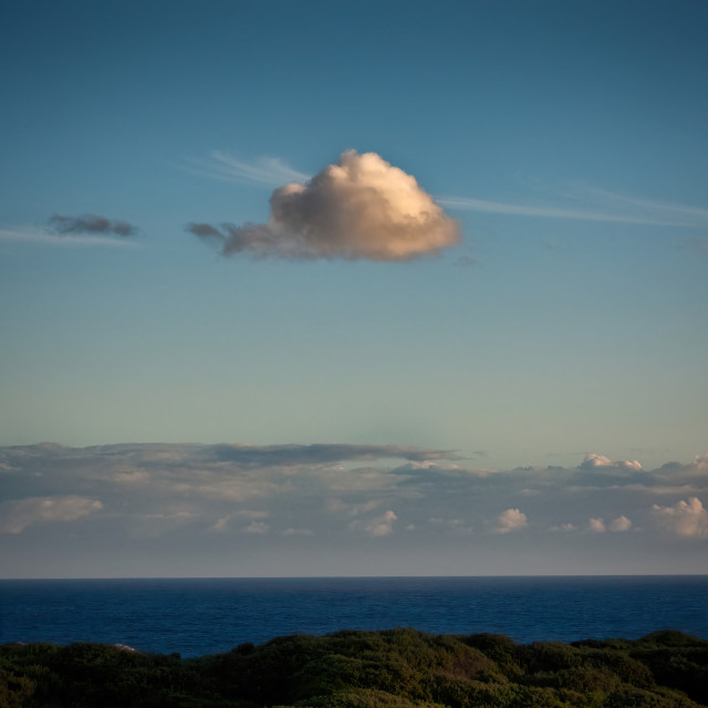 "Lonely Cloud" stock image