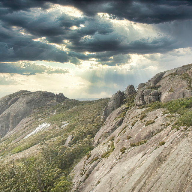 "Porongorup Ranges Aerial 3" stock image