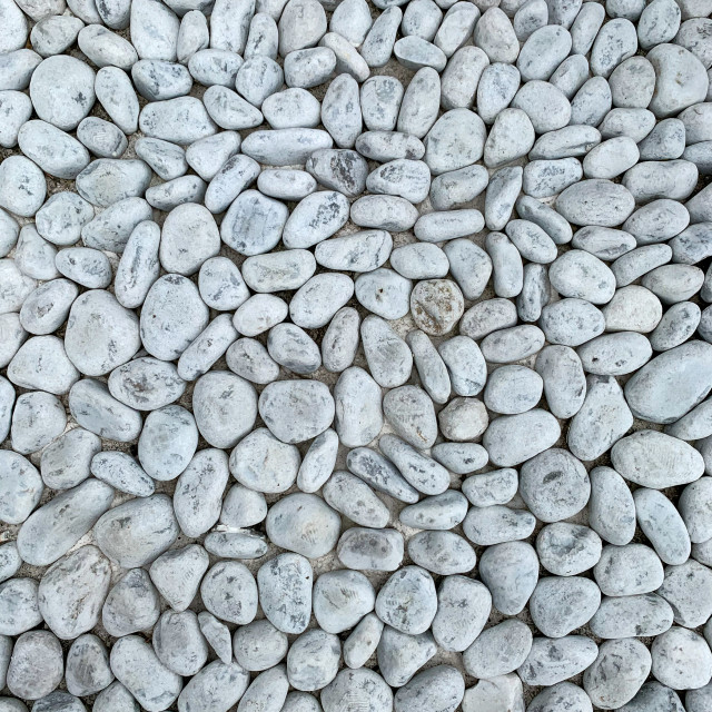 "white pebbles" stock image