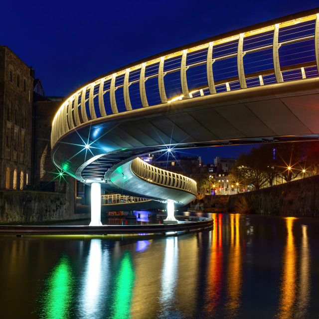 "Castle Bridge" by Pete Griffiths - £10.00 "Castle Bridge" stock image