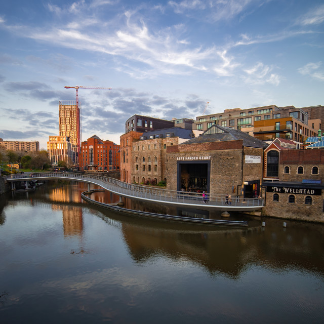 "Castle Bridge" by Pete Griffiths - £10.00 "Castle Bridge" stock image