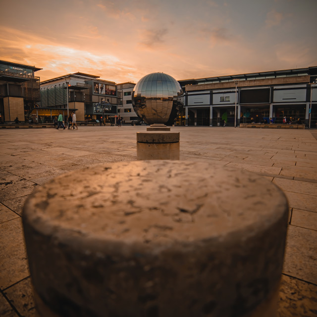 "Millennium Square" by Pete Griffiths - £10.00 "Millennium Square" stock image