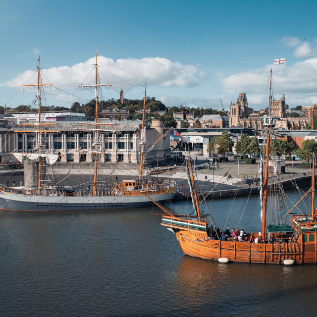 "Bristol Boats" by Pete Griffiths - £10.00 "Bristol Boats" stock image