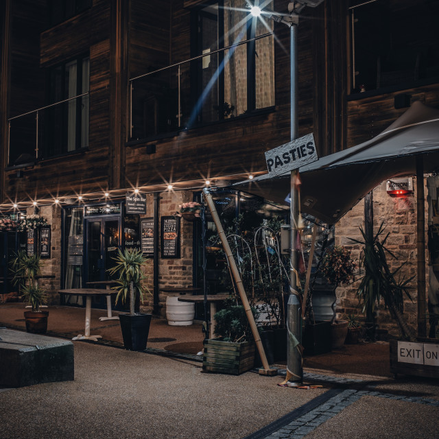 "Bristol Shops" by Pete Griffiths - £10.00 "Bristol Shops" stock image