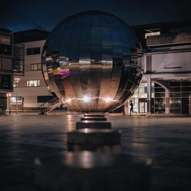 "Millennium Square" by Pete Griffiths - £10.00 "Millennium Square" stock image