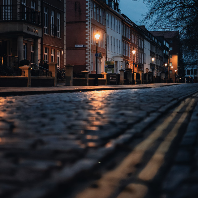 "Queens Square" by Pete Griffiths - £10.00 "Queens Square" stock image