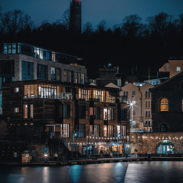 "Bristol Broken Dock" by Pete Griffiths - £10.00 "Bristol Broken Dock" stock image