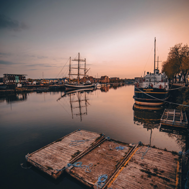"Bristol Harbour" by Pete Griffiths - £10.00 "Bristol Harbour" stock image