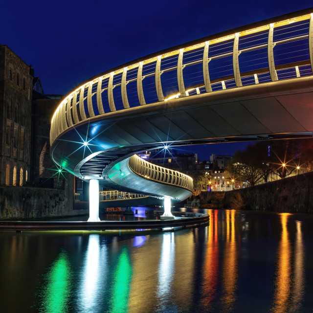 "Castle Bridge" by Pete Griffiths - £10.00 "Castle Bridge" stock image