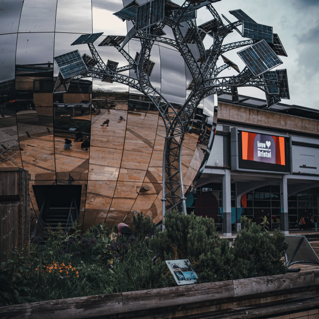"Millennium Square" by Pete Griffiths - £10.00 "Millennium Square" stock image