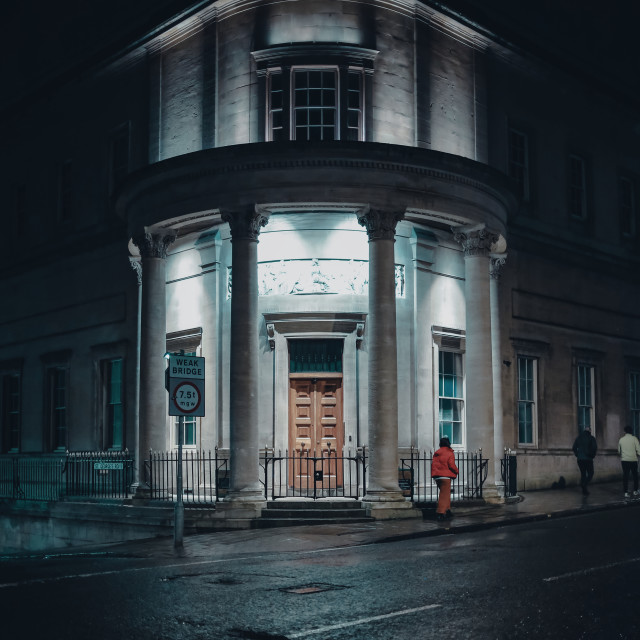 "Park Street Buildings" by Pete Griffiths - £10.00 "Park Street Buildings" stock image