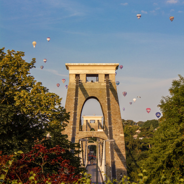 "Bristol Balloons" by Pete Griffiths - £10.00 "Bristol Balloons" stock image