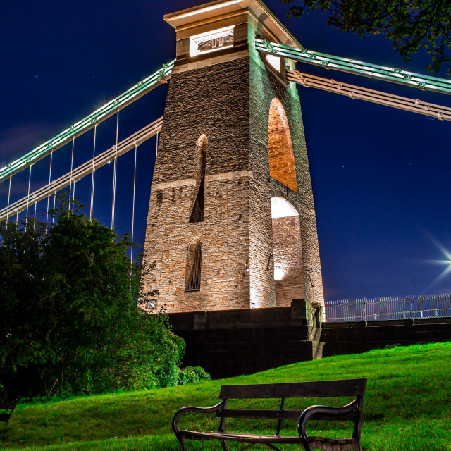 "Clifton Suspension Bridge" by Pete Griffiths - £10.00 "Clifton Suspension Bridge" stock image