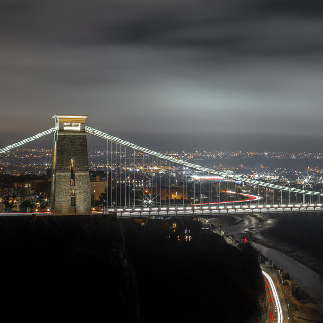 "Clifton Suspension Bridge" by Pete Griffiths - £10.00 "Clifton Suspension Bridge" stock image