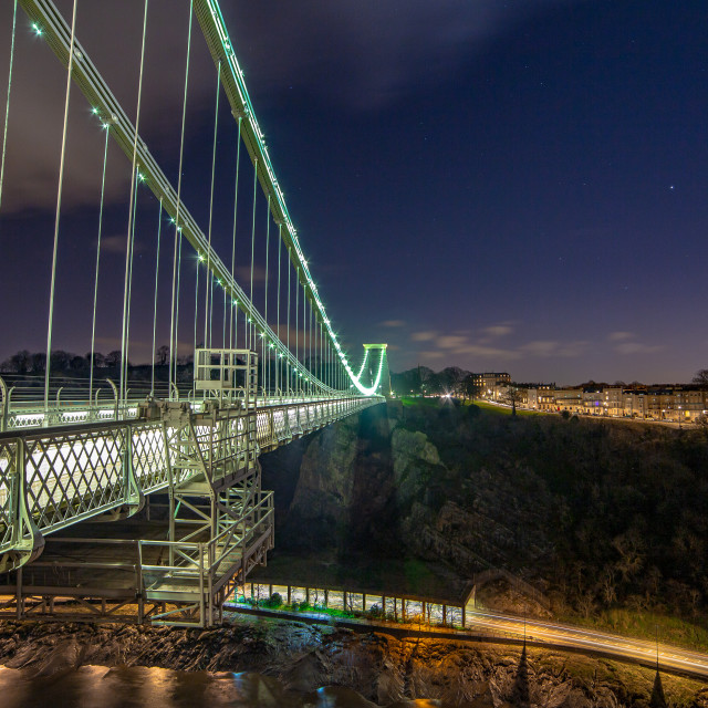 "Clifton Suspension Bridge" by Pete Griffiths - £10.00 "Clifton Suspension Bridge" stock image