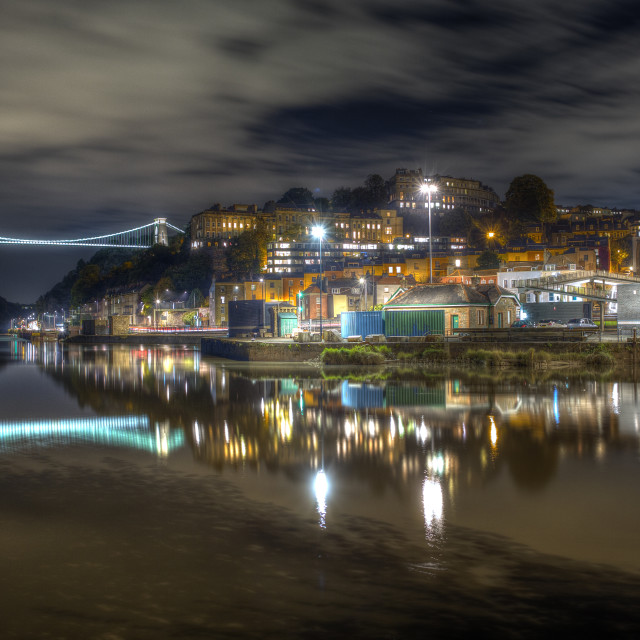 "Clifton Suspension Bridge" by Pete Griffiths - £10.00 "Clifton Suspension Bridge" stock image