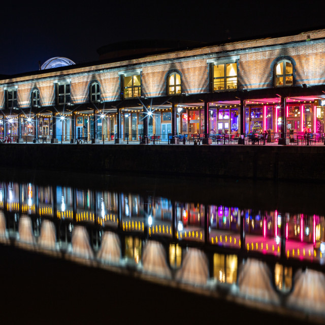 "Bristol Harbourside" by Pete Griffiths - £10.00 "Bristol Harbourside" stock image