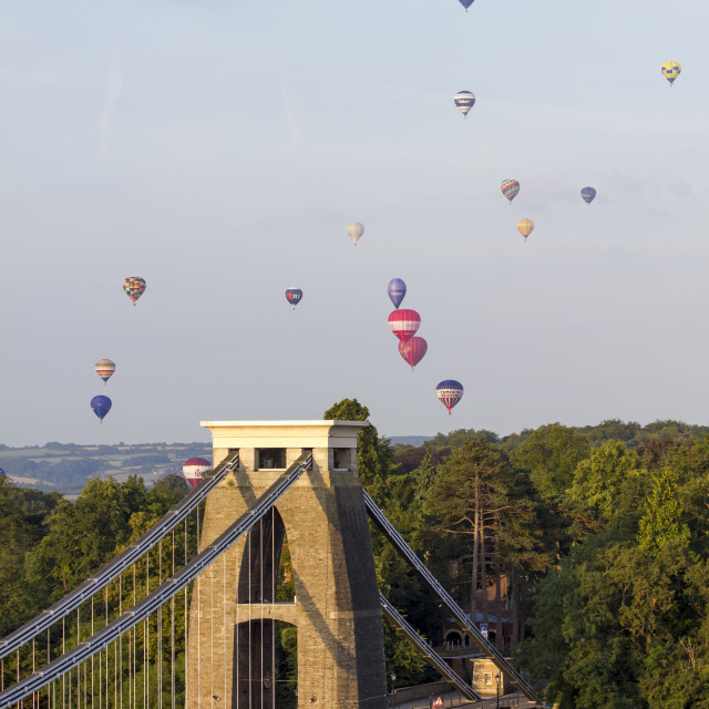 "Bristol Balloons" by Pete Griffiths - £10.00 "Bristol Balloons" stock image