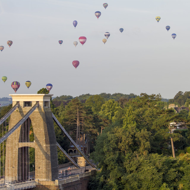 "Bristol Balloons" by Pete Griffiths - £10.00 "Bristol Balloons" stock image