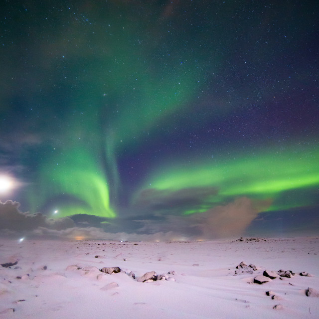 "Northern Lights" by Pete Griffiths - £10.00 "Northern Lights" stock image