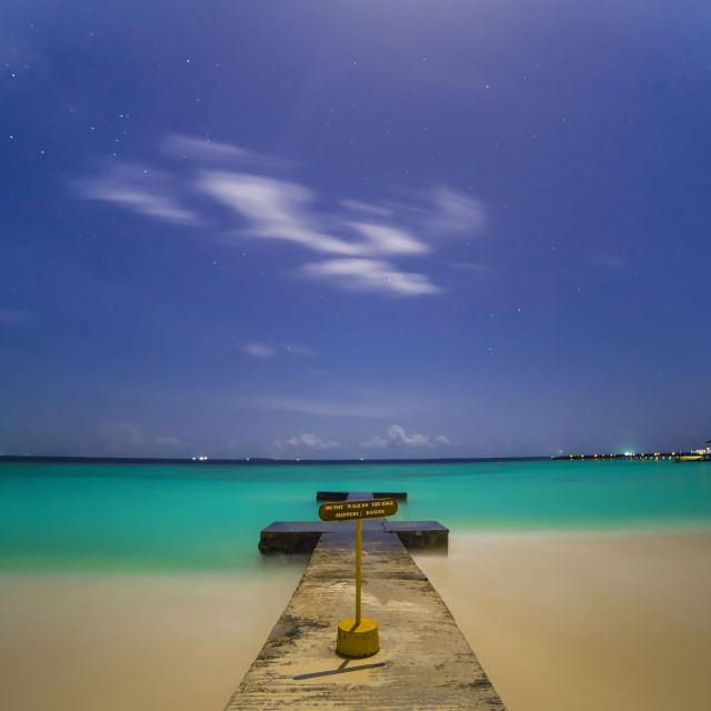 "Stars over the beach" by Pete Griffiths - £10.00 "Stars over the beach" stock image