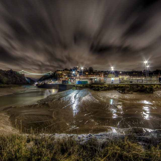 "Moody Bristol Skies" by Pete Griffiths - £10.00 "Moody Bristol Skies" stock image