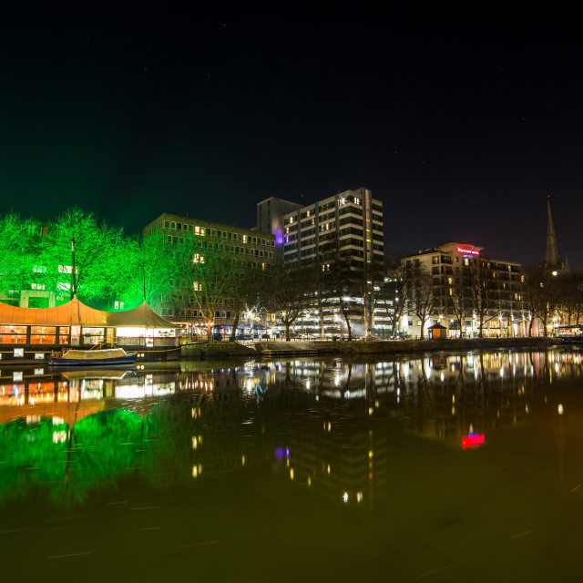 "Bristol Skyline" by Pete Griffiths - £10.00 "Bristol Skyline" stock image