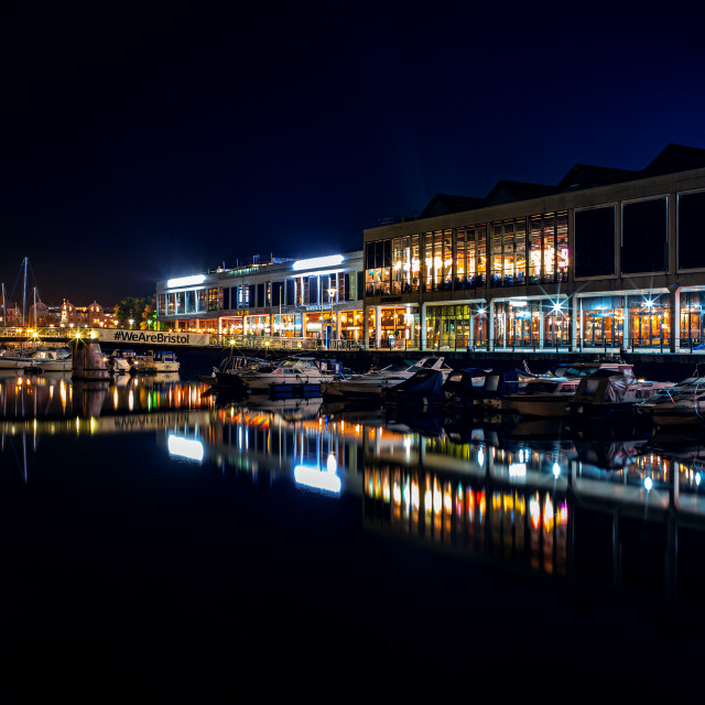 "Bristol at Night" by Pete Griffiths - £10.00 "Bristol at Night" stock image