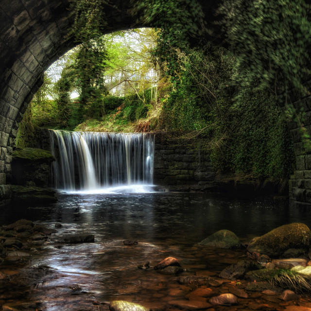 "Under the Bridge" by Simon Martin - £15.00 "Under the Bridge" stock image