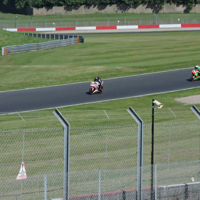 "Donington Park, BSB Test Day, 8th June 2021" by Ann Tomlin Photography - £10.00 "Donington Park, BSB Test Day, 8th June 2021" stock image