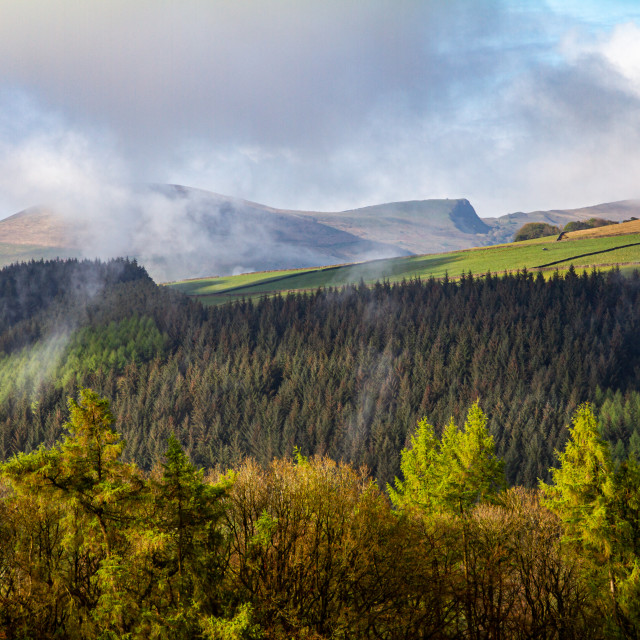 "The Great Ridge" by Simon Martin - £15.00 "The Great Ridge" stock image