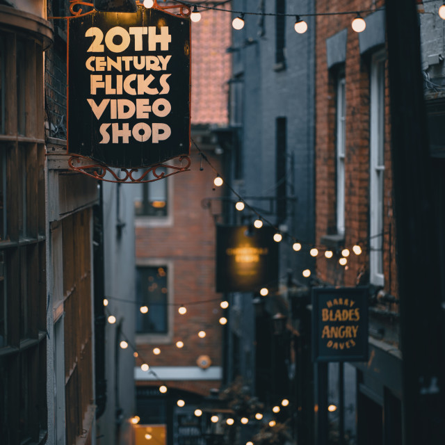 "Christmas Steps, Bristol" by Pete Griffiths - £10.00 "Christmas Steps, Bristol" stock image