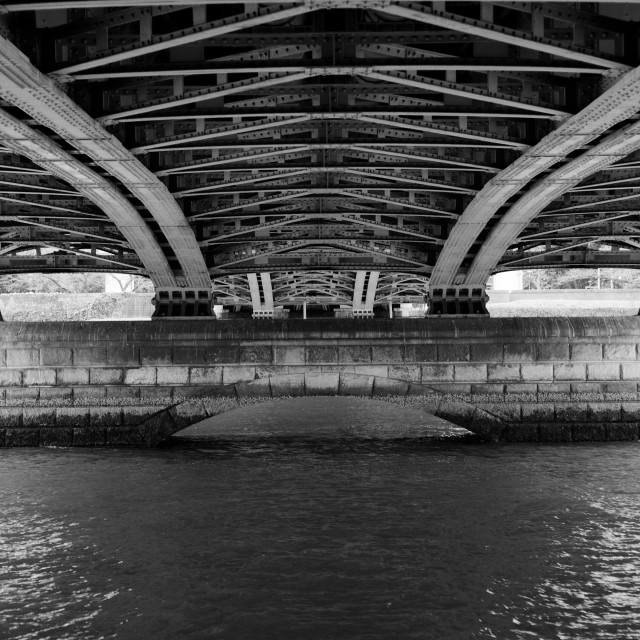 "Bridge Under Asakusa" stock image