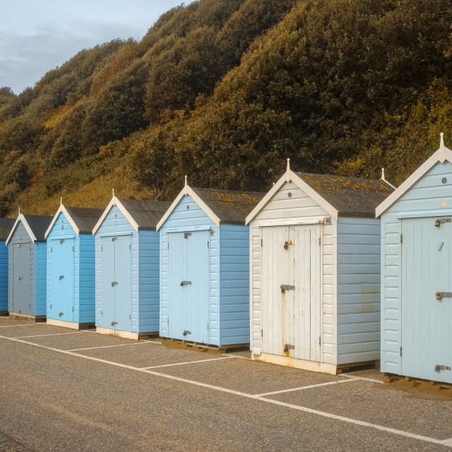 "Empty Bournemouth Beach and Seafront" stock image