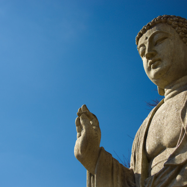 "Buddha Enlightening" by Blue Magister - £40.00 "Buddha Enlightening" stock image