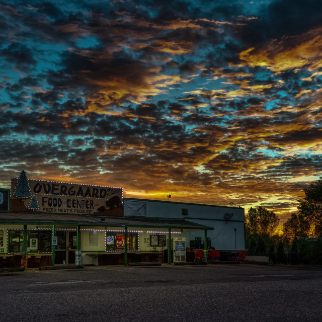 "Rim Country Sunrise" by Chuck Taylor - £83.00 "Rim Country Sunrise" stock image