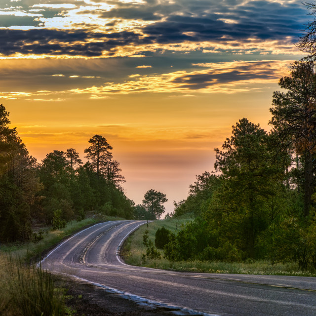 "Sunrise Highway" by Chuck Taylor - £83.00 "Sunrise Highway" stock image