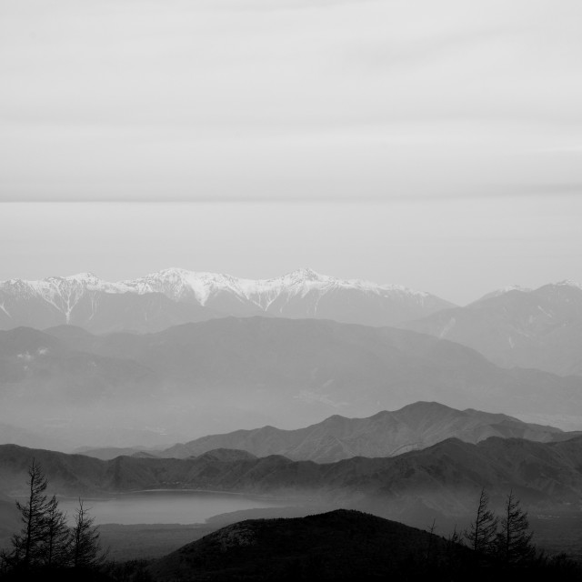 "The Minami Alps, Japan" stock image