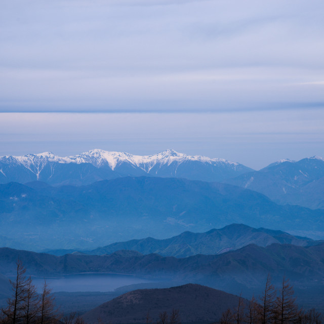 "The Color Minami Alps, Japan" by Blue Magister - $124.27 "The Color Minami Alps, Japan" stock image