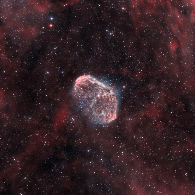 "Crescent Nebula / NGC 6888" stock image