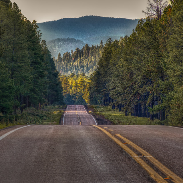 "Mountain Road" by Chuck Taylor - £83.00 "Mountain Road" stock image