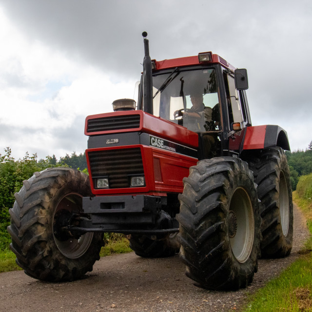 "Dorset County Show Tractor Run 21" by Dorset Rural Photography - £5.00 "Dorset County Show Tractor Run 21" stock image