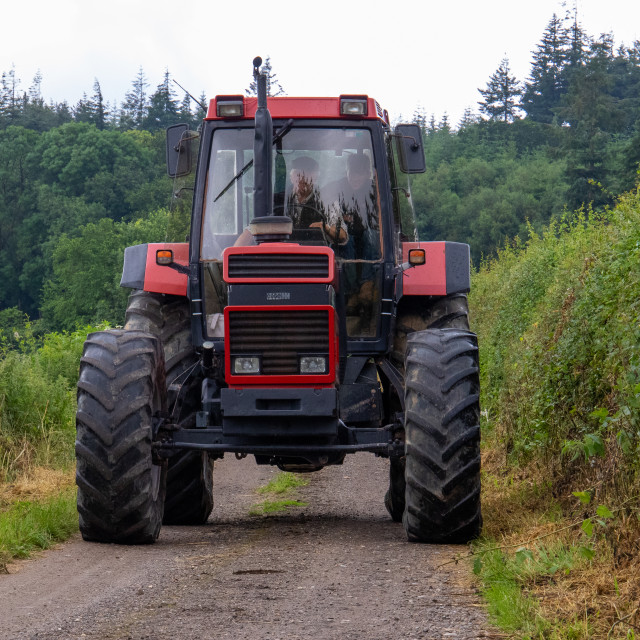 "Dorset County Show Tractor Run 21" by Dorset Rural Photography - £5.00 "Dorset County Show Tractor Run 21" stock image