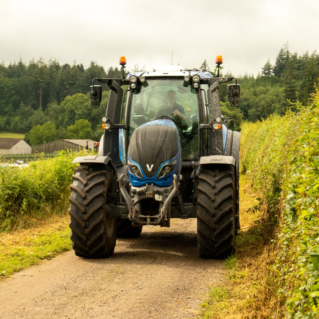 "Dorset County Show Tractor Run 21" by Dorset Rural Photography - £5.00 "Dorset County Show Tractor Run 21" stock image