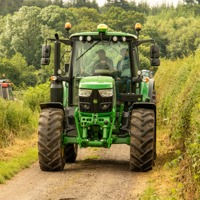 "Dorset County Show Tractor Run 21" by Dorset Rural Photography - £5.00 "Dorset County Show Tractor Run 21" stock image
