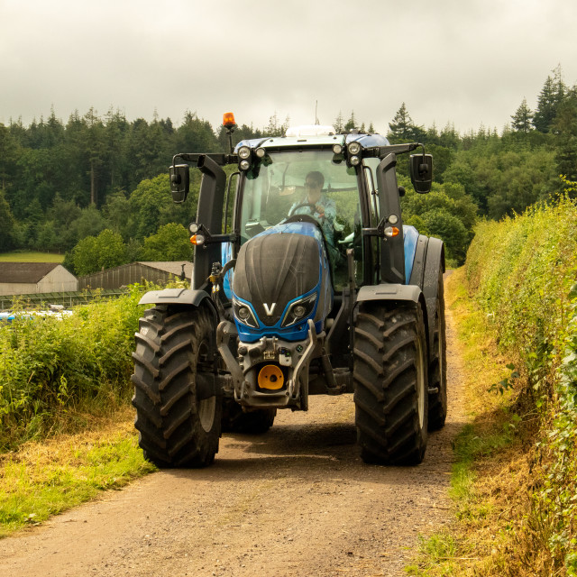 "Dorset County Show Tractor Run 21" by Dorset Rural Photography - £5.00 "Dorset County Show Tractor Run 21" stock image