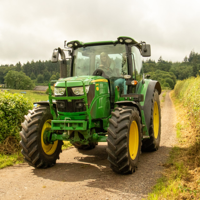 "Dorset County Show Tractor Run 21" by Dorset Rural Photography - £5.00 "Dorset County Show Tractor Run 21" stock image