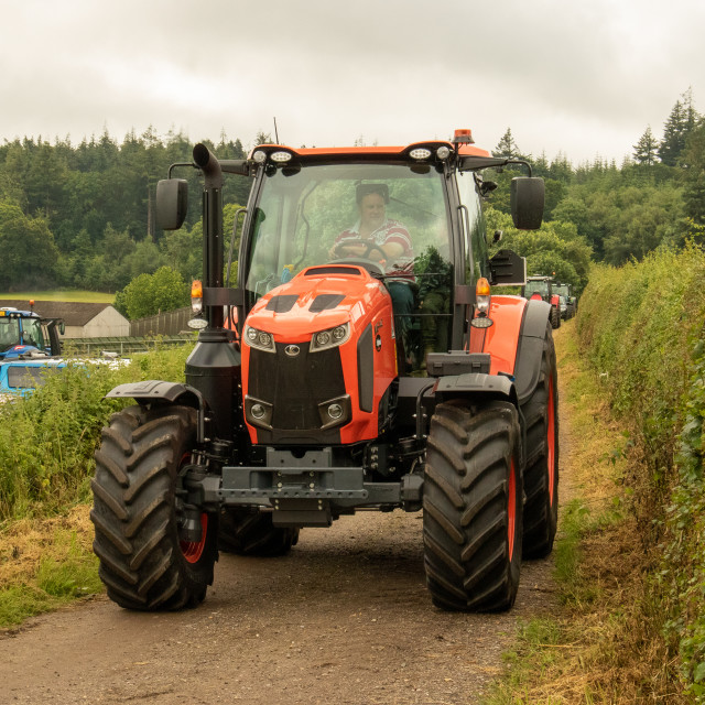 "Dorset County Show Tractor Run 21" by Dorset Rural Photography - £5.00 "Dorset County Show Tractor Run 21" stock image
