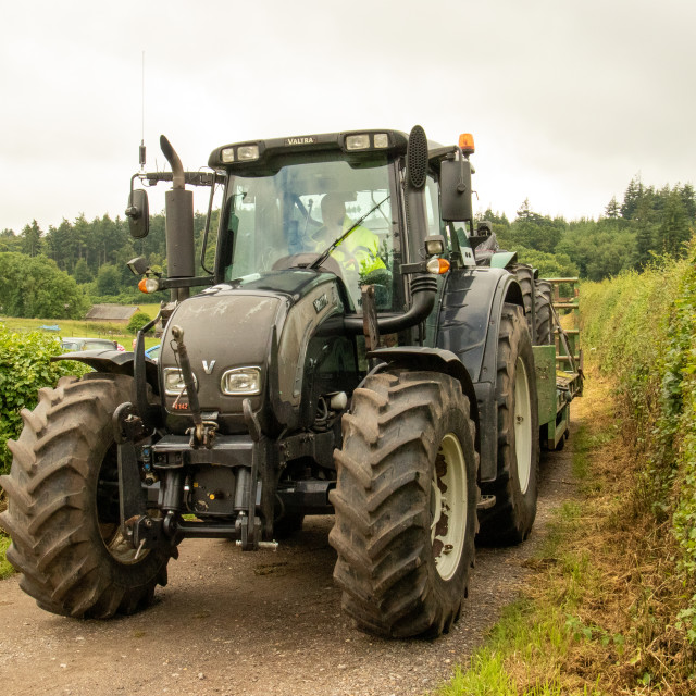 "Dorset County Show Tractor Run 21" by Dorset Rural Photography - £5.00 "Dorset County Show Tractor Run 21" stock image