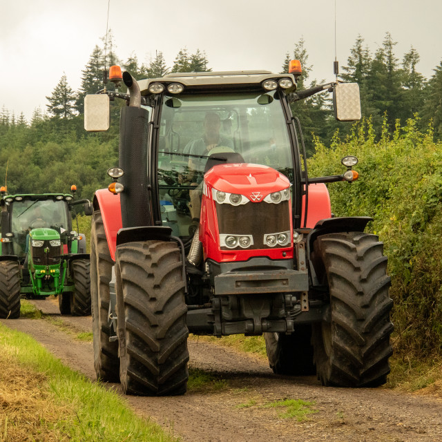 "Dorset County Show Tractor Run 21" by Dorset Rural Photography - £5.00 "Dorset County Show Tractor Run 21" stock image